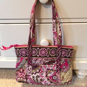 Vera Bradley Little Betsy Very Berry Paisley bag